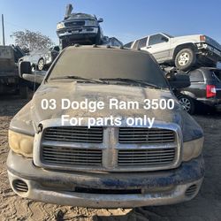 2003 Dodge Ram 3500 For Parts Only 