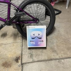 It is a BMX and a VR trying to trade it for a minibike