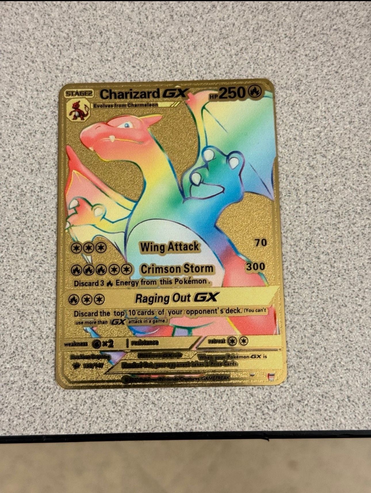 Charizard gx Metal