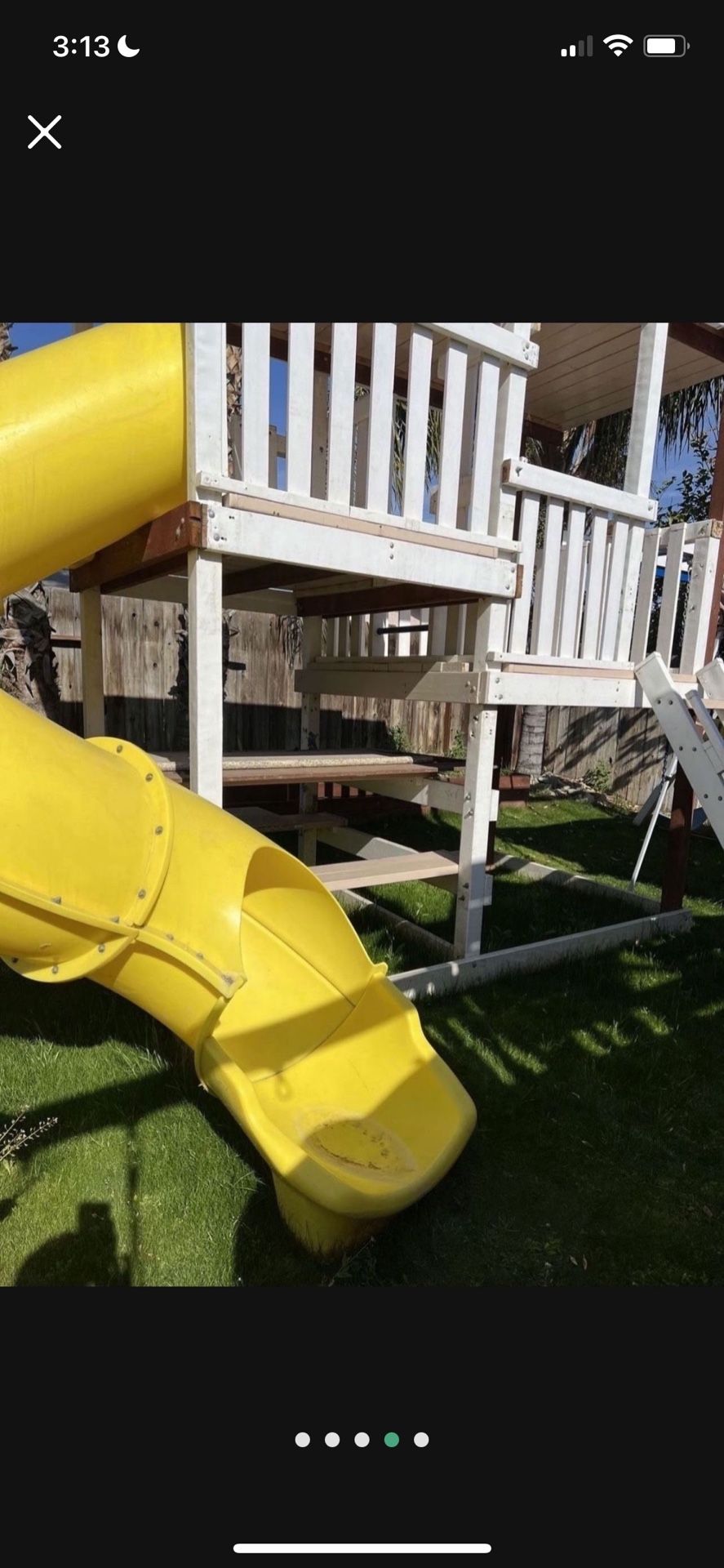 12 Foot Spiral Slide In Excellent Condition.