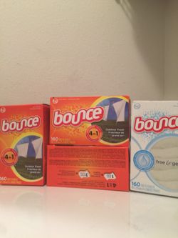 Bounce 4 in 1, 160 count dryer sheets