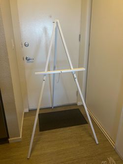 White easel