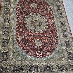   Silk  Hand Made  Ghoum  Rug 