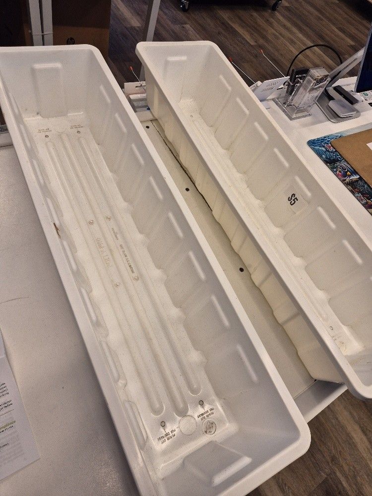 Root & Vessel Poly-Pro Plastic Flower Box Planter, White, 30-Inch $5