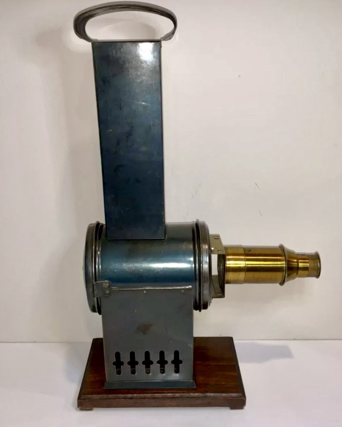 Antique Rare Magic Lantern, Manufactured By Jean Schoenner 1880’s