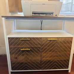 Printer Stand With Storage