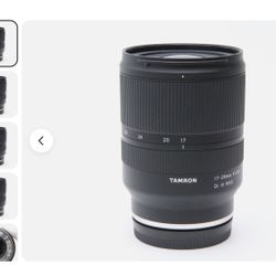 TAMRON 17-28mm F/2.8 Lens - Sony 