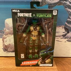 NECA Fortnite X Teenage Mutant Ninja Turtles TMNT Leonardo
