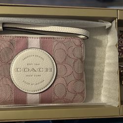 New Coach Wristlet Set Original/Set Coach Nuevo Original 