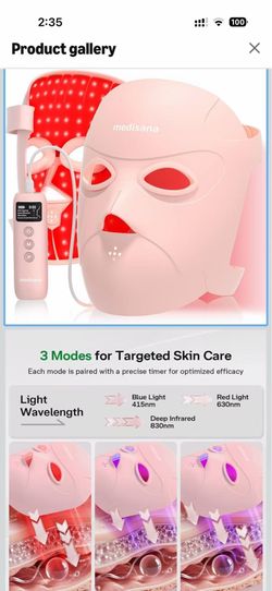 Brand New Medisana 3D Mask