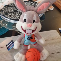 Bugs bunny Plush Doll From The Movie Space Jam