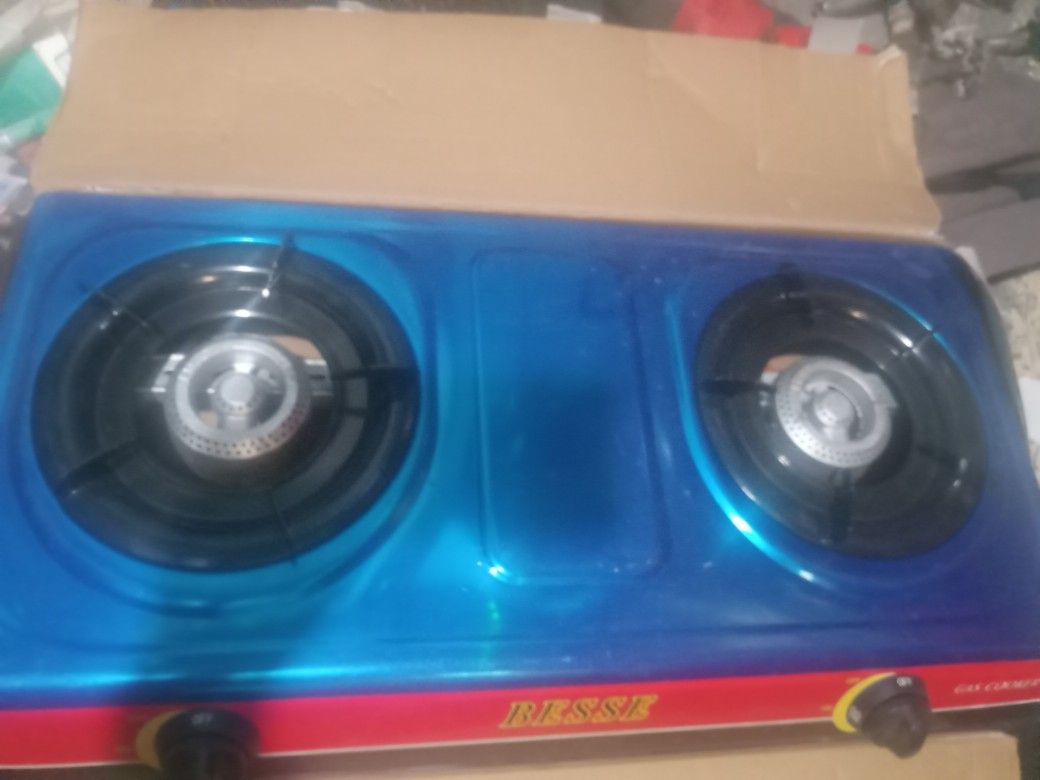 Double Gas Stove Top