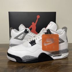 Nike Air Jordan Retro 4 White Cement - Size 10 New