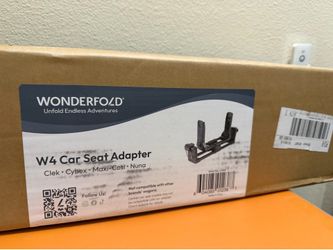 Wonderfold car seat wagon attachment