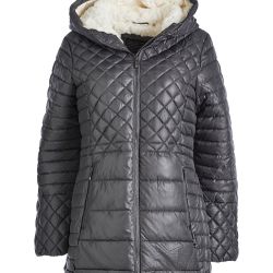 Steve Madden - Titanium Glacier Shield Multi-Quilted Puffer Coat