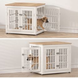 26 Inch Heavy Duty Dog Crate Kennel for Small Dogs