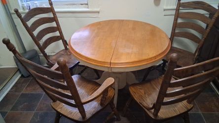 Kitchen table and chair