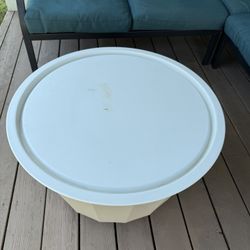 Outdoor Coffee Table With Storage