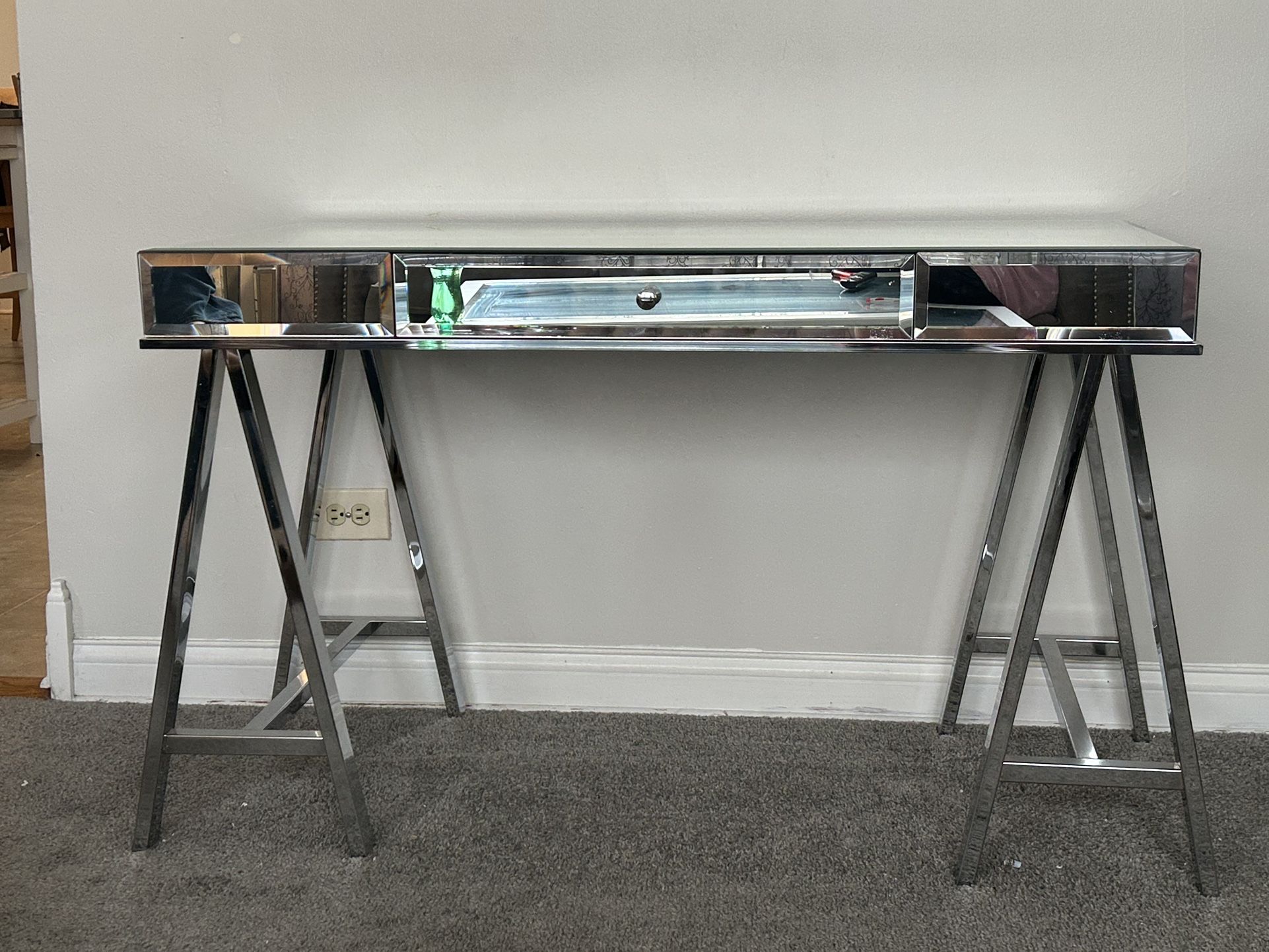 Mirrored Makeup Vanity