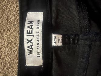 Wax Jean Black Denim Jeans Size 3/26