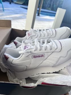 Reebok Glide Women's White Rose Gold Running Shoes