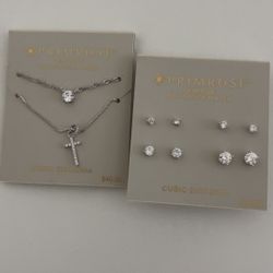 Fine Silver Cubic Zirconia