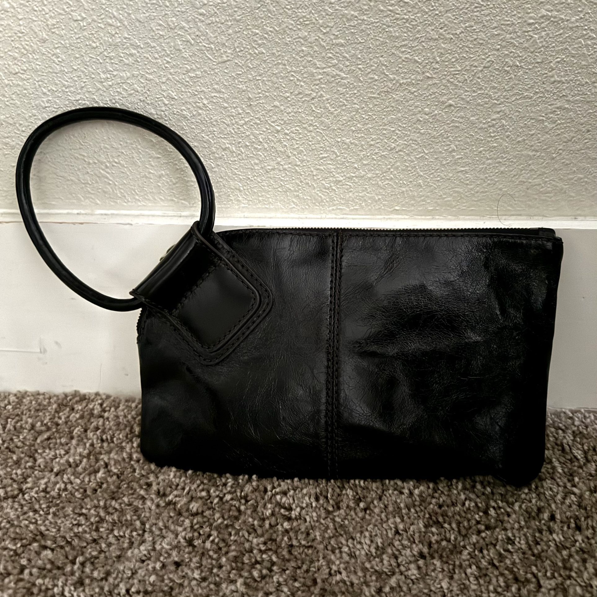 Hobo Black Wristlet