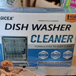 AGICEA Dishwasher Cleaner tablets. 12 Pack  New