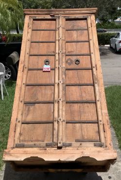 Rustic cabinet/closet/bookshelf