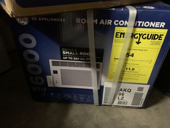 G.E 6000 BTU 250sqft Room Air Conditioner In Box, Unopened