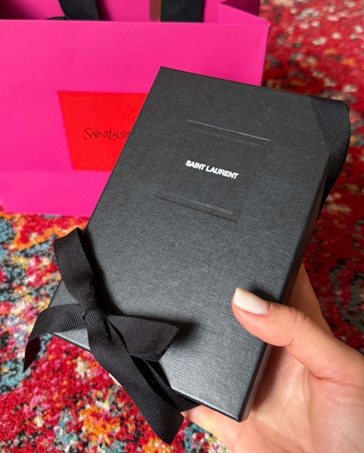 SAINT LAURENT wallet Black Brand New original