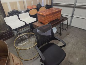 Tables chairs and desk