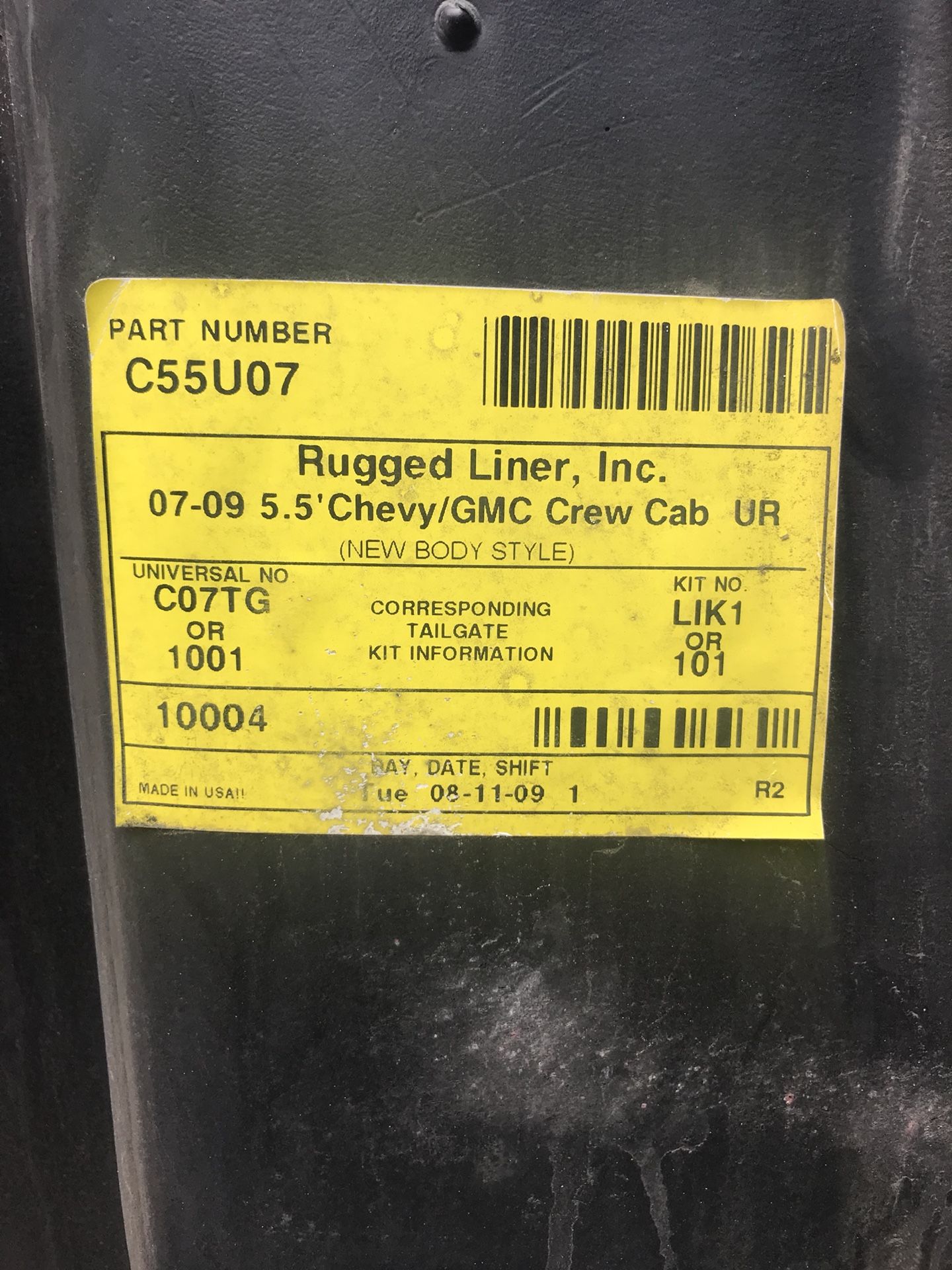 Rugged liner