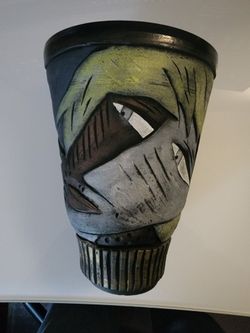 Vase David Stabley Raku Style Pottery Vase🎁
