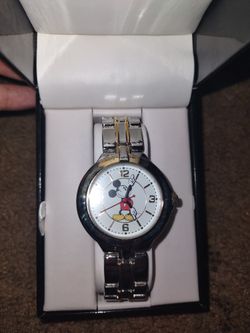 Mickey Mouse Stainless Steel Watch - Brand New