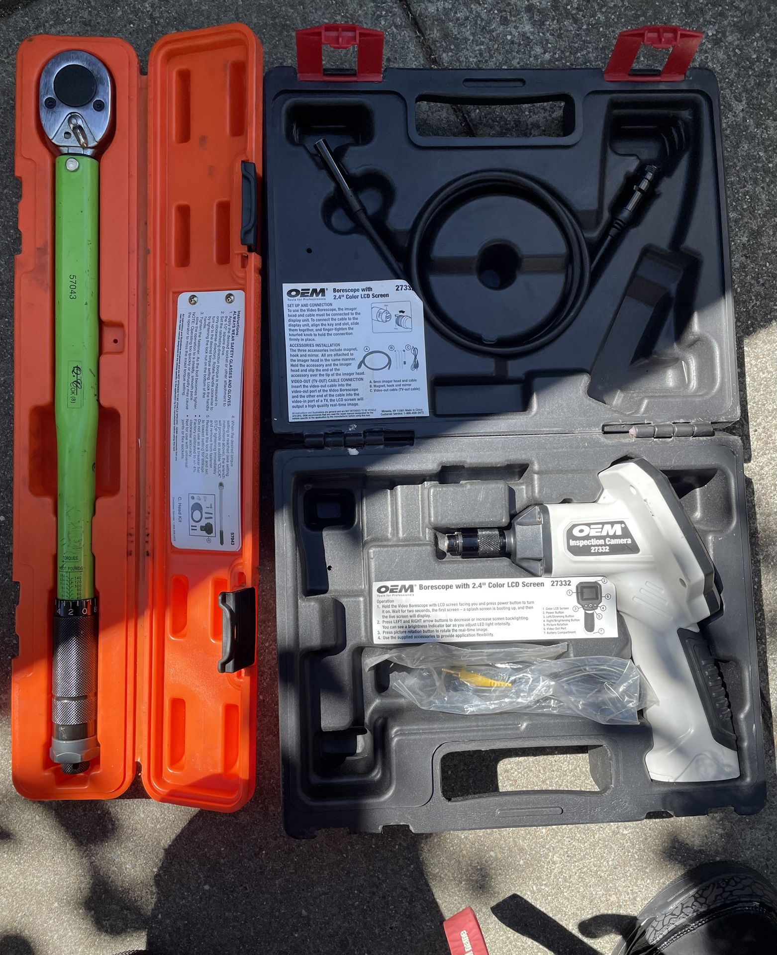 Is New Borescope With 2.4” Color LCD Screen 27332 .