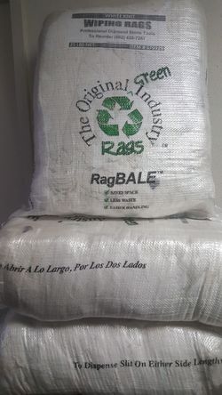 Cleaning rags 25 y 50 lbs garras o trapos para limpiar