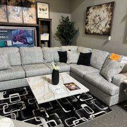 [OM] 🟪 Only $45 initial then take it home 🏡 Brand New Playwrite 4 Piece Sectional 