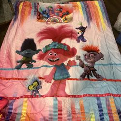 Trolls Full Comforter And sham 