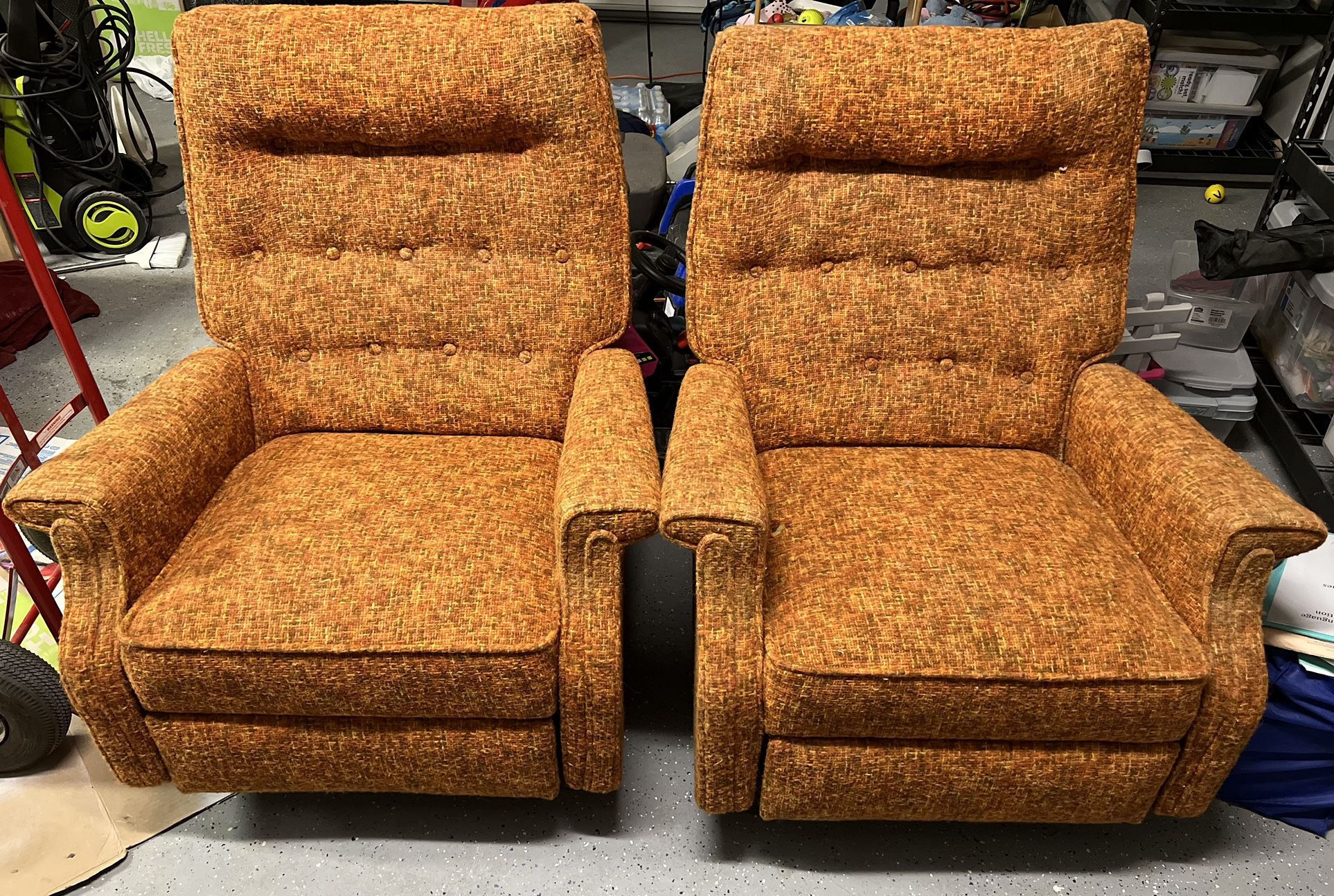 Orange Vintage Rocker Recliners for Sale in El Paso, TX OfferUp