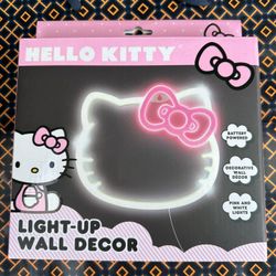 Hello Kitty Light Up Wall Decor Approx 5”x7
