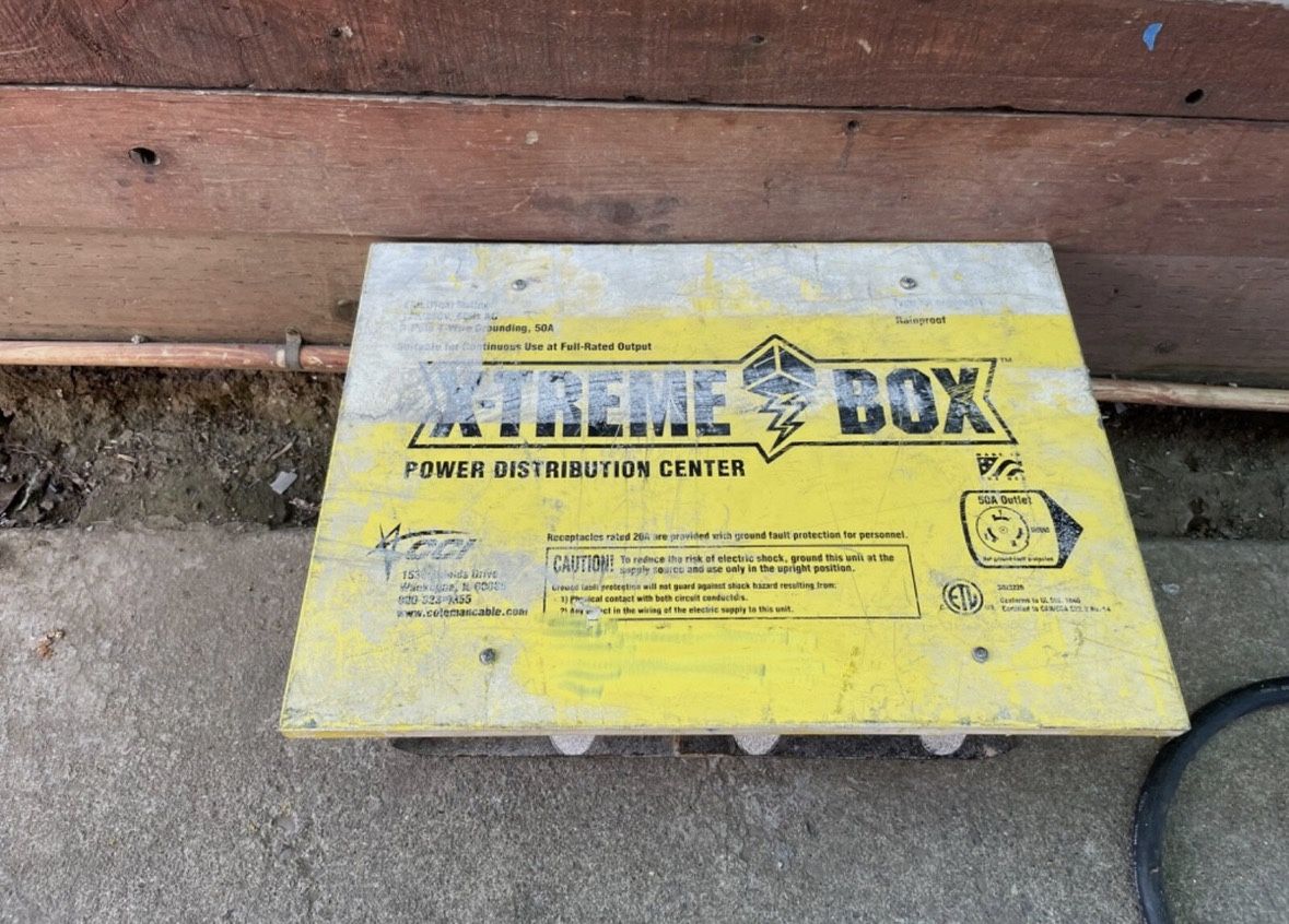 Southwire X-Treme portable power distribution spider box center