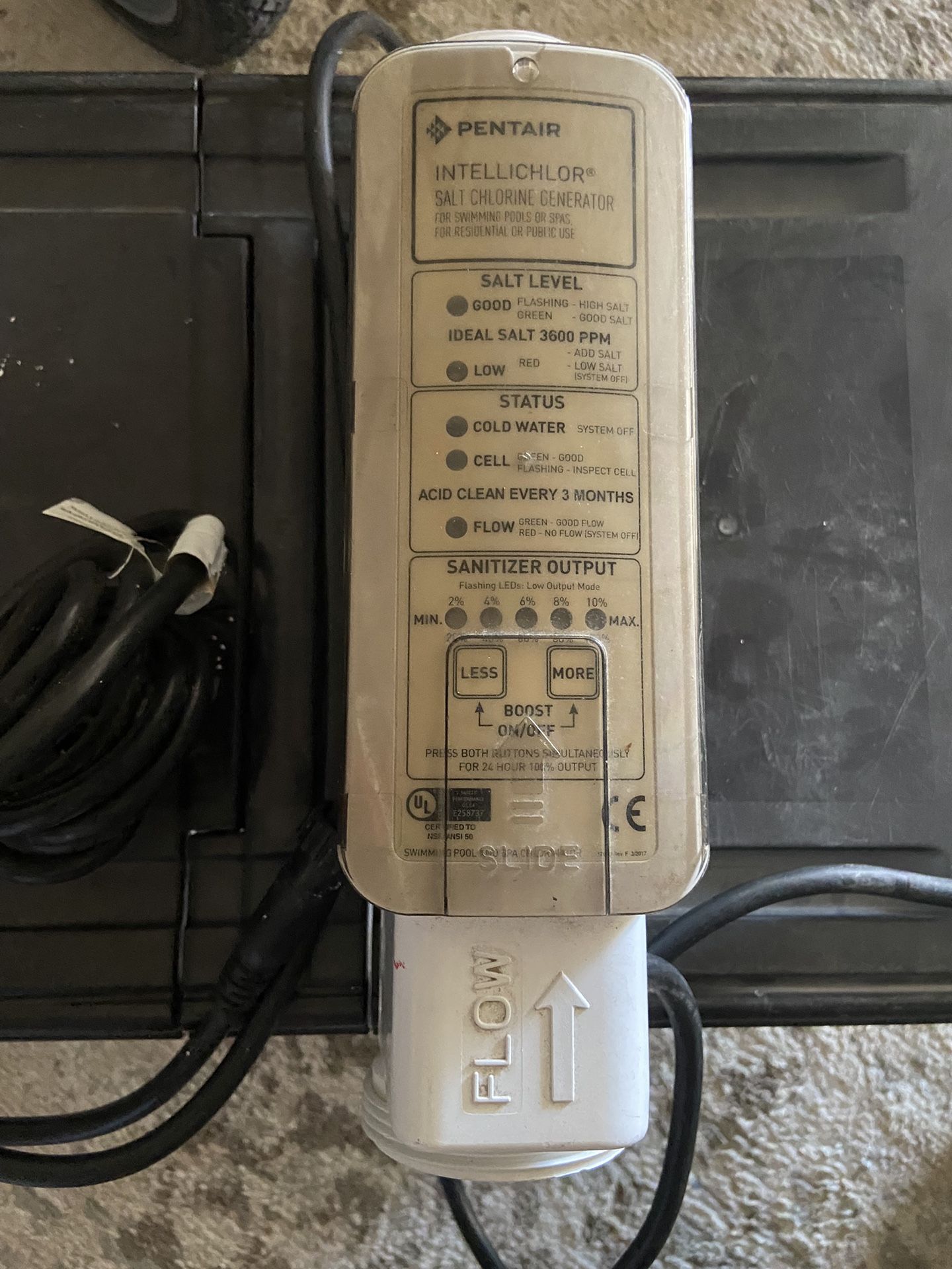 Pentair Intellichlor Salt Chlorine Generator