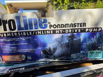 Open Box Pondmaster 4800 GPH Pond/Waterfall Pump - WFP4800