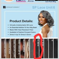 Lace Front $20.00 NEW IN BOX