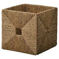 4 KNIPSA Baskets, seagrass, 12 ½x13x12 ½ “