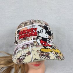 Disney Mickey Mouse Baseball Cap Comic Print One Size 