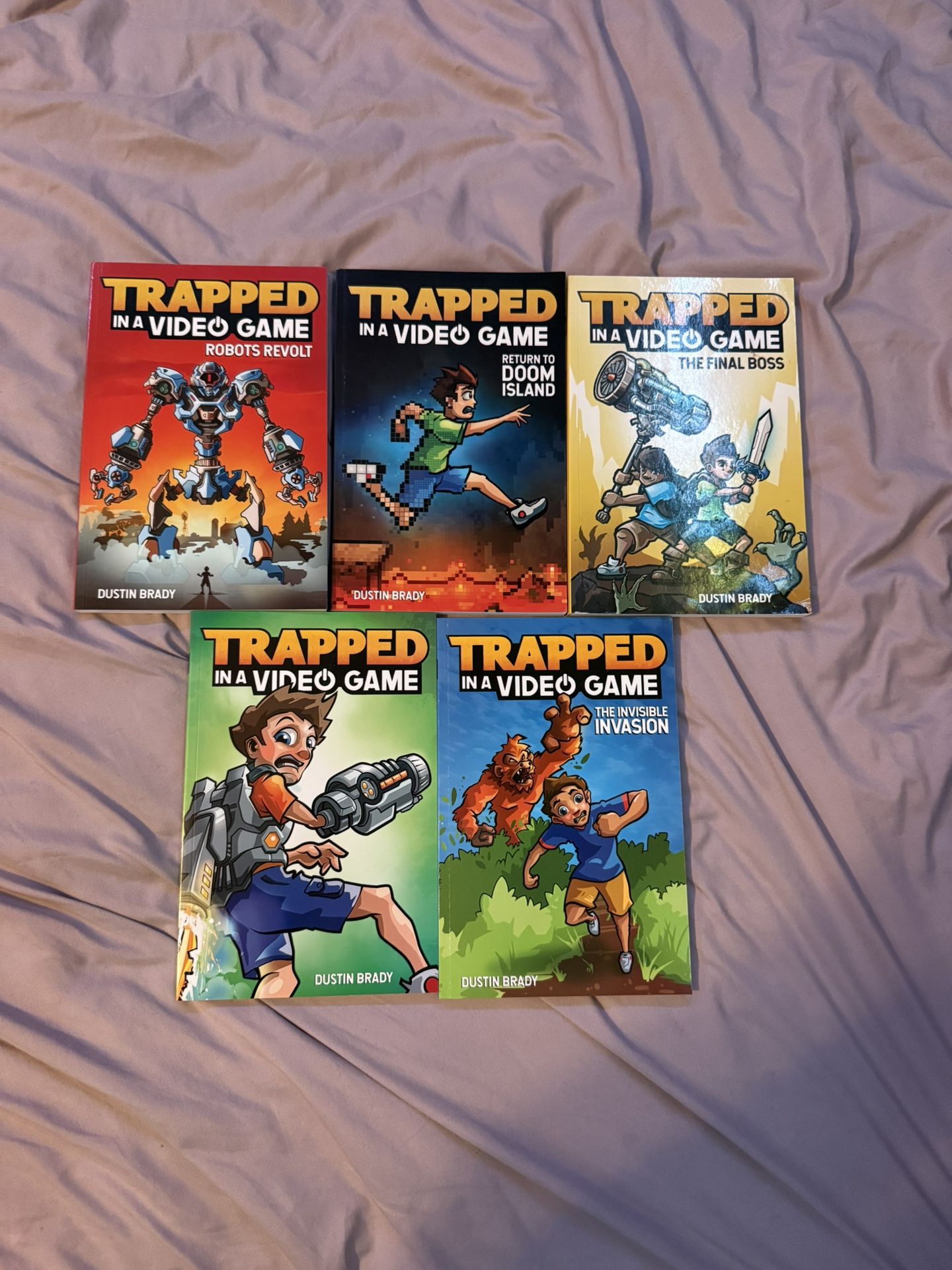 Trapped in a video game book collection