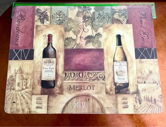“Wine Tasting“ wall hanging sign +2 place