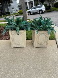 Pair of Frontgate Chantal Planters